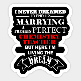 I never dreamed I'd end up marrying perfect chemistry teacher Sticker